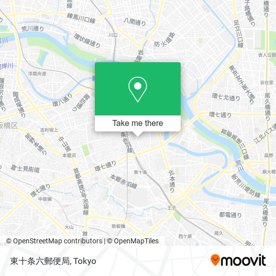 東十条六郵便局 map
