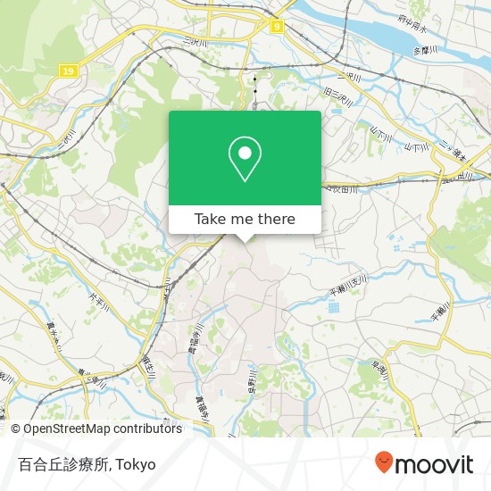 百合丘診療所 map