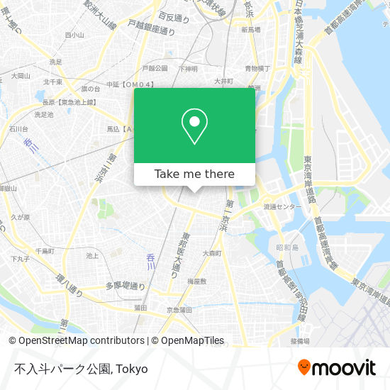 不入斗パーク公園 map