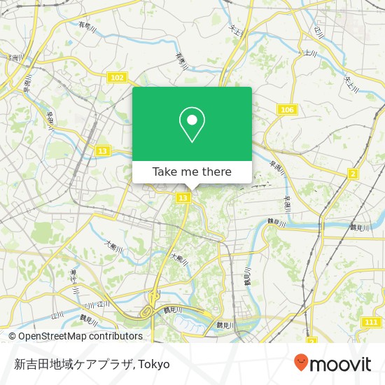 新吉田地域ケアプラザ map