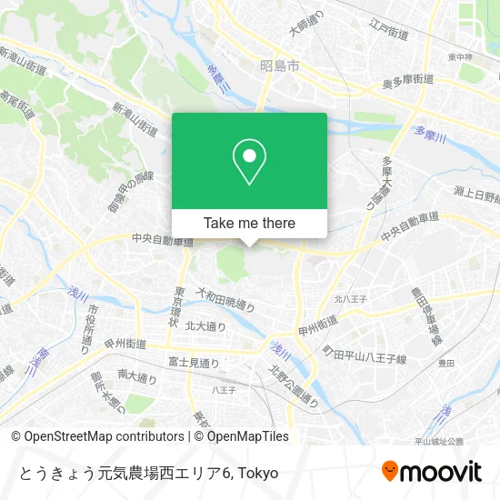 とうきょう元気農場西エリア6 map
