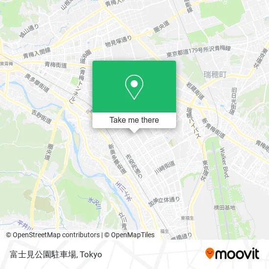 富士見公園駐車場 map