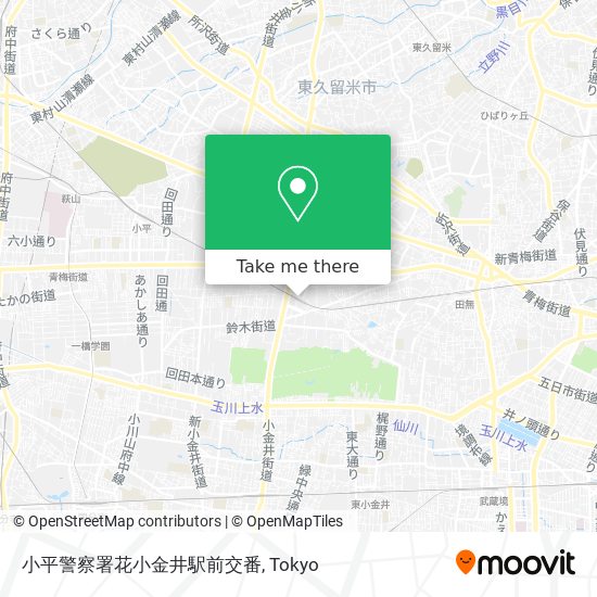 小平警察署花小金井駅前交番 map