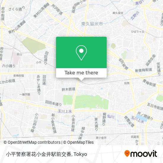 小平警察署花小金井駅前交番 map