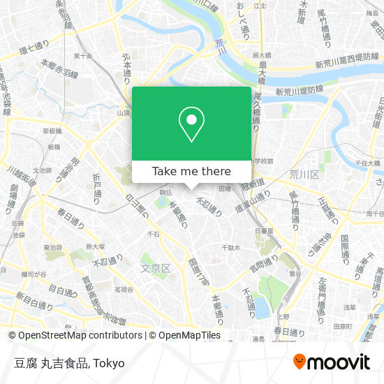 豆腐 丸吉食品 map