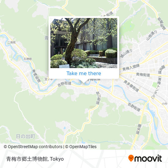 青梅市郷土博物館 map
