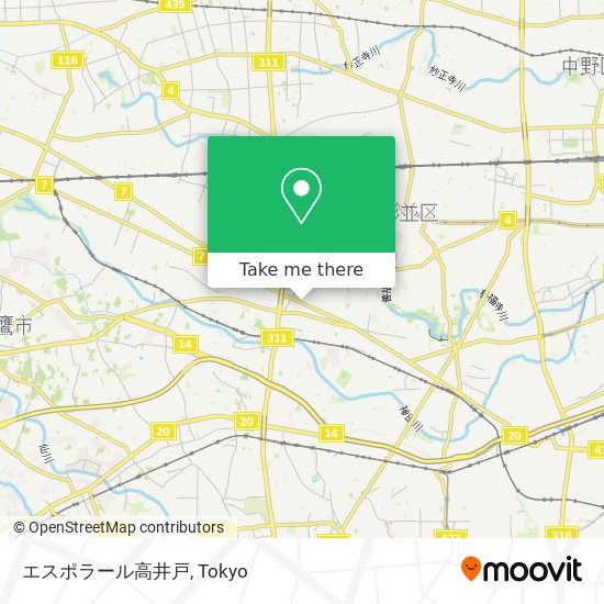 エスポラール高井戸 map