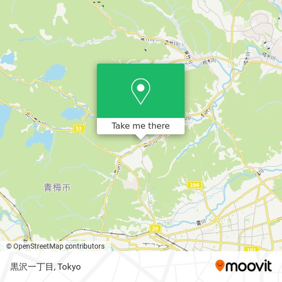 黒沢一丁目 map