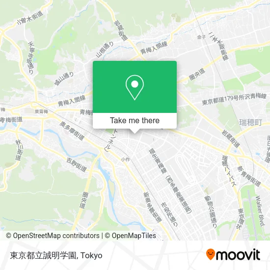 東京都立誠明学園 map