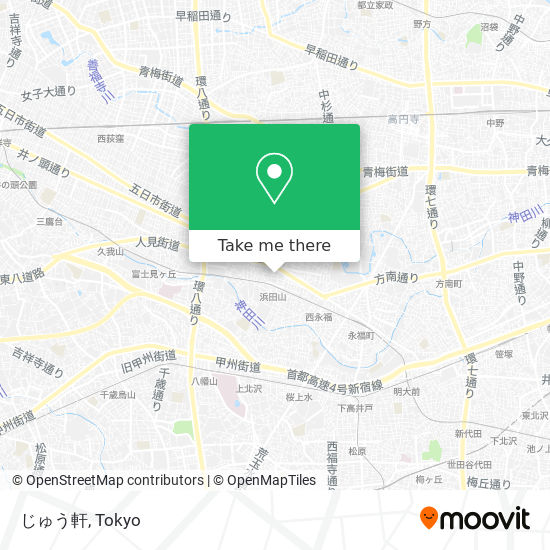 じゅう軒 map