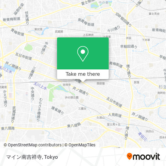 マイン南吉祥寺 map