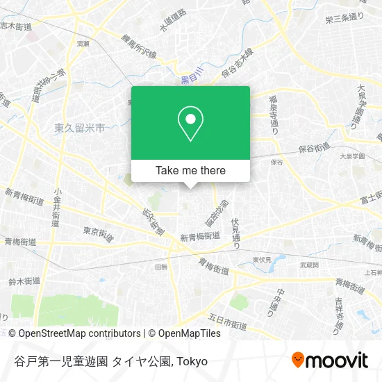 谷戸第一児童遊園 タイヤ公園 map