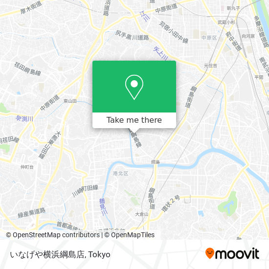いなげや横浜綱島店 map