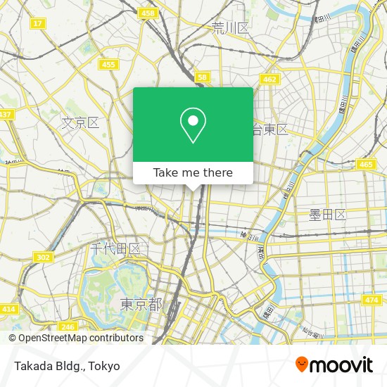 Takada Bldg. map