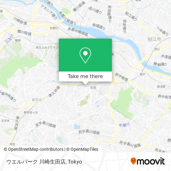 ウエルパーク 川崎生田店 map