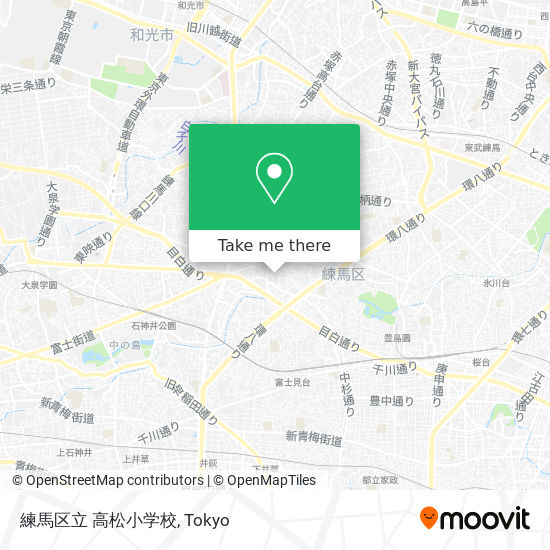 練馬区立 高松小学校 map