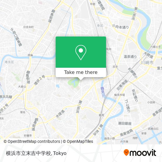 横浜市立末吉中学校 map