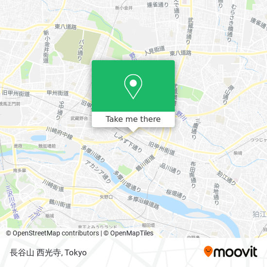 長谷山 西光寺 map