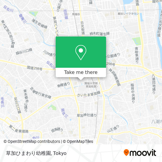 草加ひまわり幼稚園 map