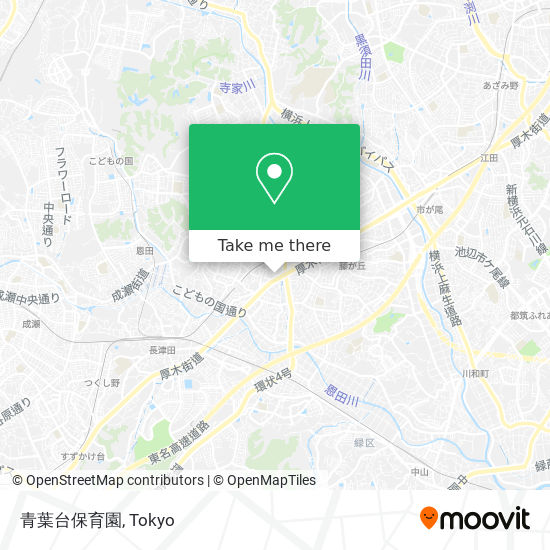 青葉台保育園 map