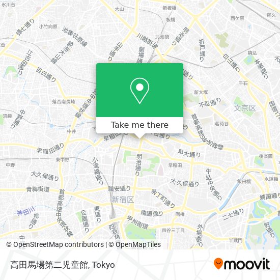 高田馬場第二児童館 map