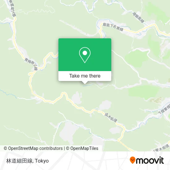 林道細田線 map