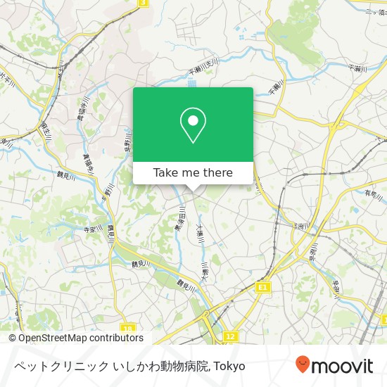 ペットクリニック いしかわ動物病院 map