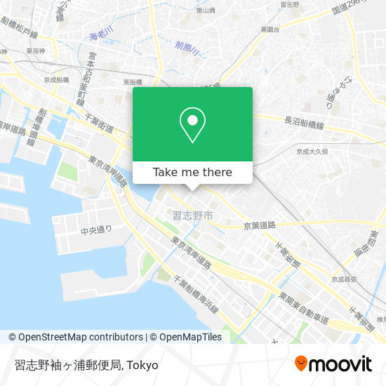 習志野袖ヶ浦郵便局 map