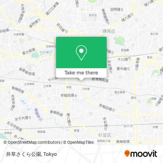 井草さくら公園 map