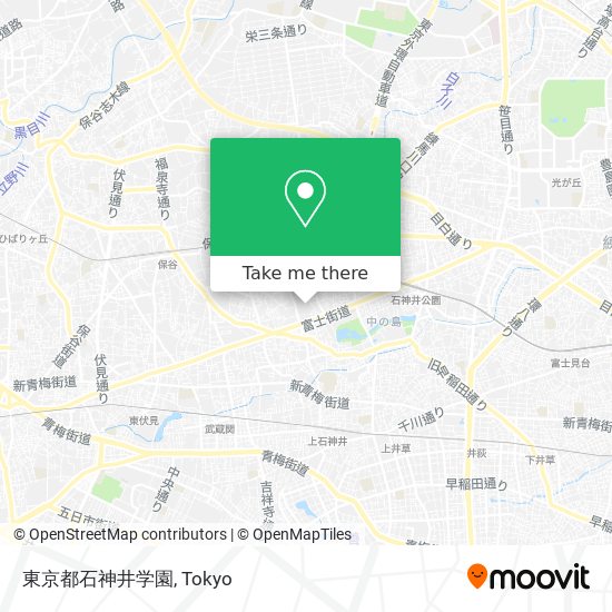 東京都石神井学園 map