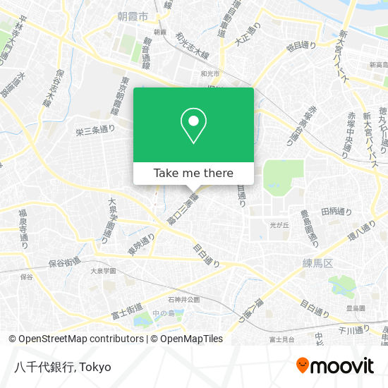 八千代銀行 map