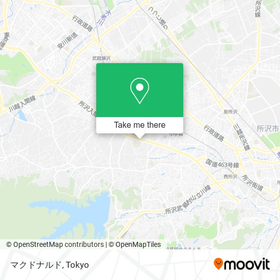 How To Get To マクドナルド In 所沢市 By Bus Or Metro