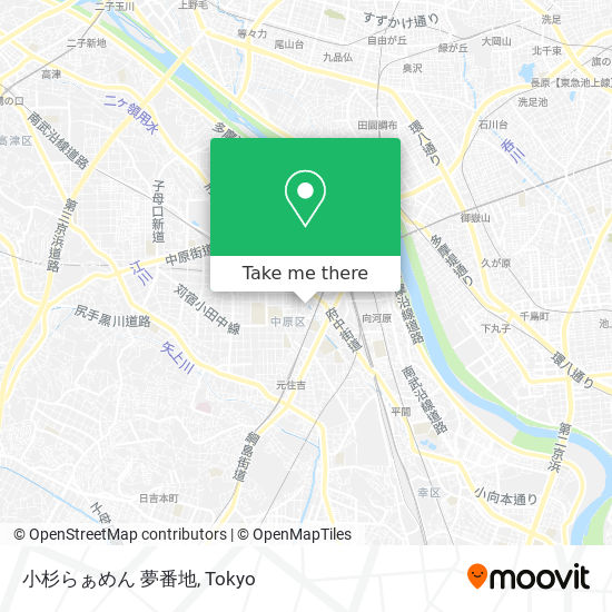 小杉らぁめん 夢番地 map