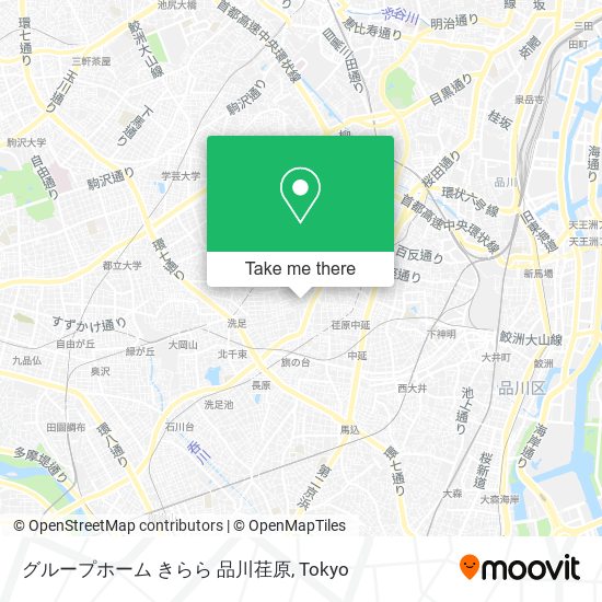 グループホーム きらら 品川荏原 map