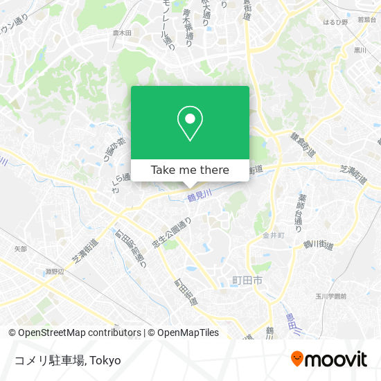 コメリ駐車場 map