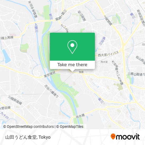 山田うどん食堂 map