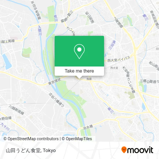 山田うどん食堂 map