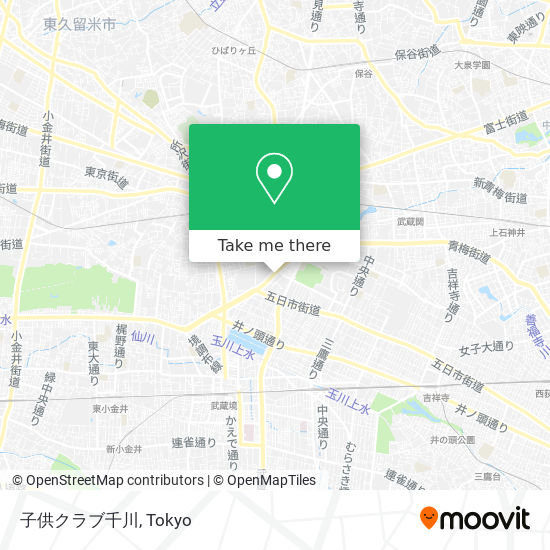 子供クラブ千川 map