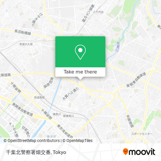 千葉北警察署畑交番 map
