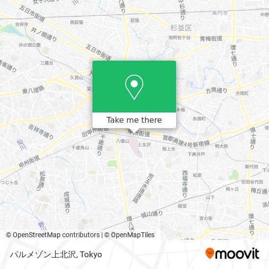パルメゾン上北沢 map