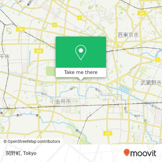 関野町 map