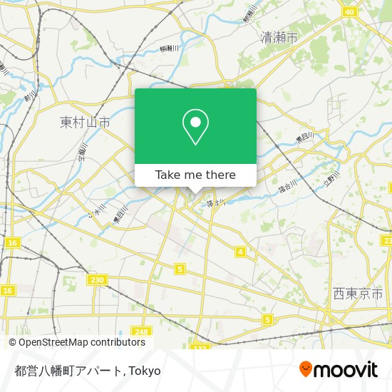 都営八幡町アパート map