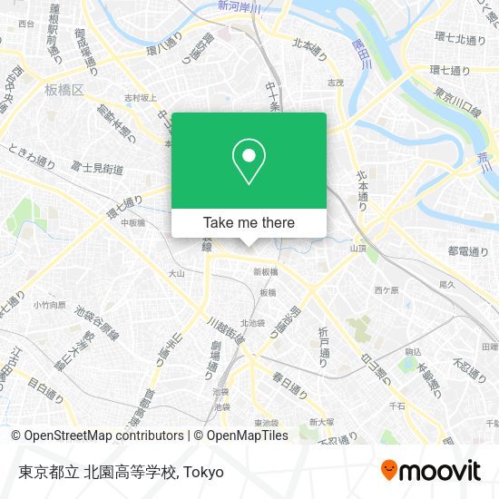 東京都立 北園高等学校 map