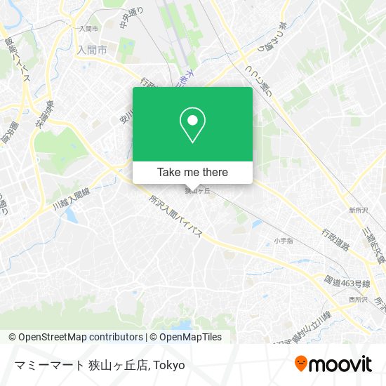 マミーマート 狭山ヶ丘店 map