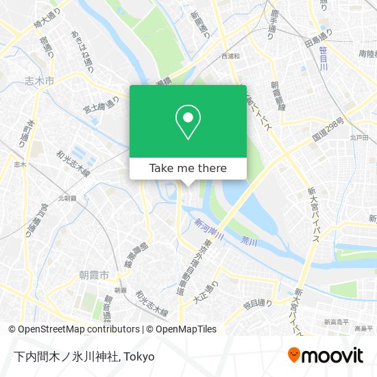 下内間木ノ氷川神社 map