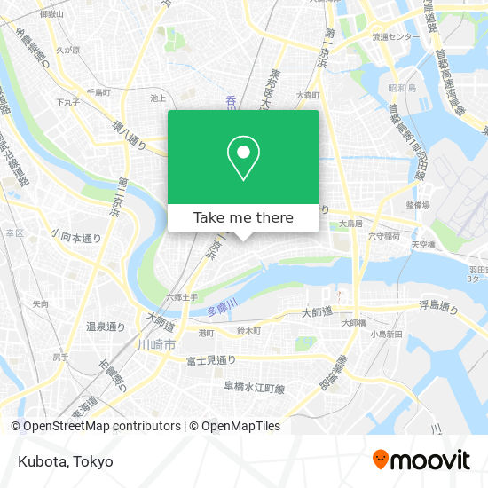 Kubota map
