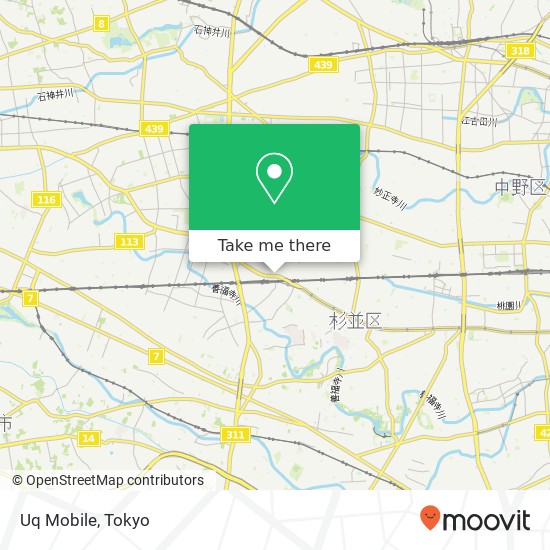 Uq Mobile map