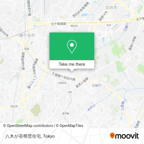 八木が谷県営住宅 map