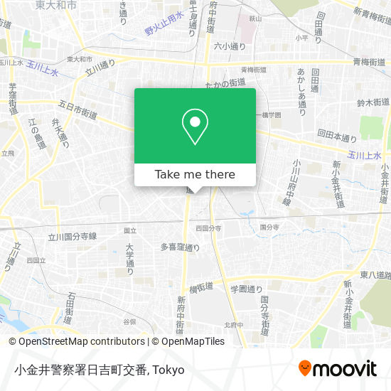 小金井警察署日吉町交番 map