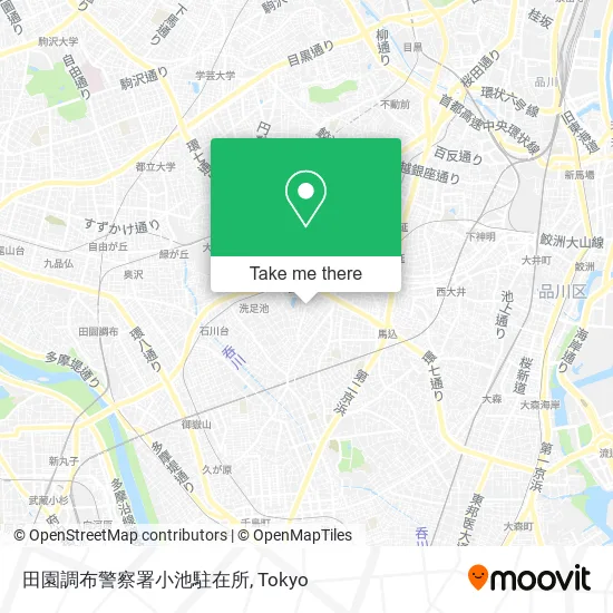 田園調布警察署小池駐在所 map